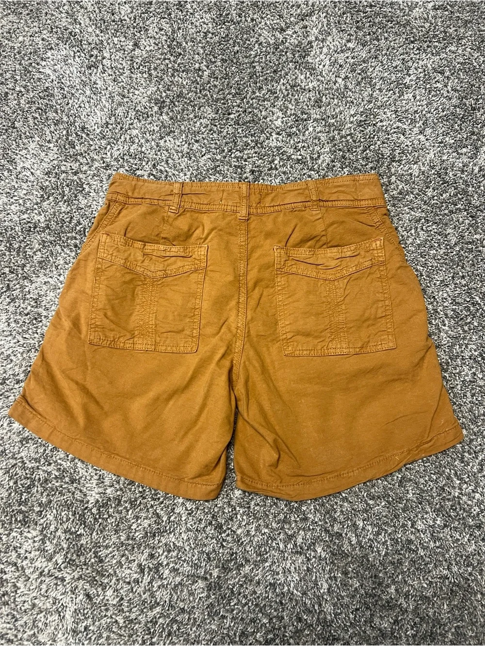 Anthropologie The Wanderer Mustard Brown Shorts Size 27 Cargo Shorts - Picture 2 of 7